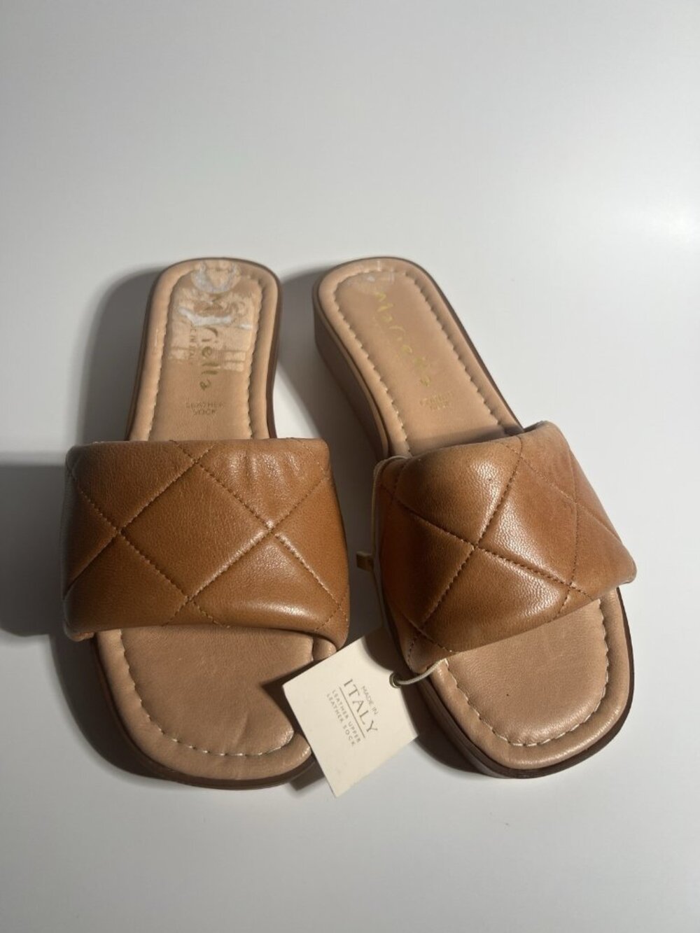 Mariella Slide Sandals Brown Women’s Size 7.5 Comfort - Picture 2 of 9